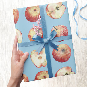 Apple Fruit Watercolor Presentpapper