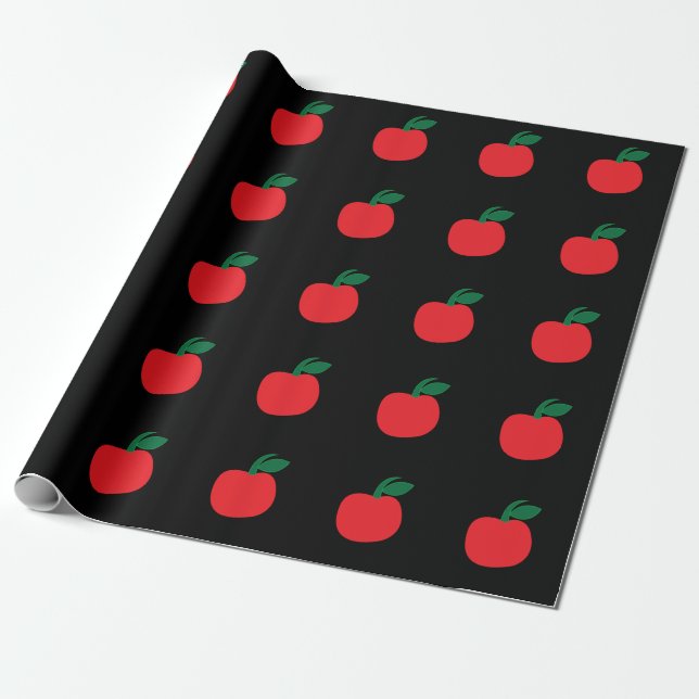 Äpple Frukt Äpple Presentpapper (Utrullad)
