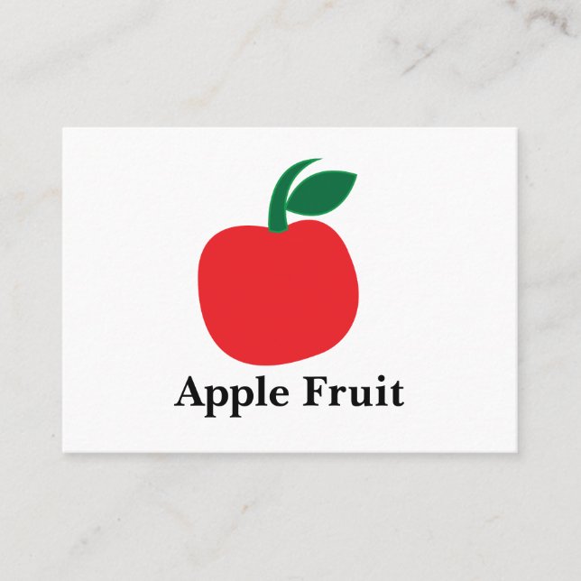 Äpple Frukt Visitkort (Framsida)