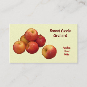 Apple fruktträdgård visitkort