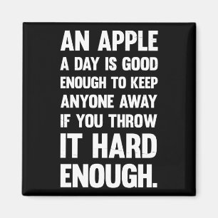 Apple-funny-citat. Sarkastiskt skämt sarkastis Magnet