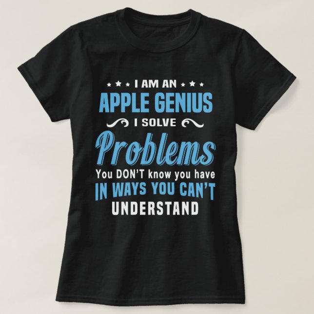 Äpple Genius T Shirt (Design framsida)