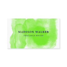 Apple - grön vattenfärg