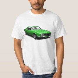 Apple - gröna Camaro på vitT-tröja T-shirt