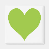 Apple Grönt Cute Heart-form