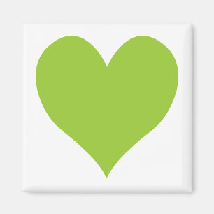 Apple Grönt Cute Heart-form Magnet