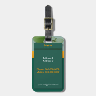 Apple Grönt Luggage Tag Bagagebricka