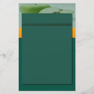 Apple Grönt Stationery Brevpapper