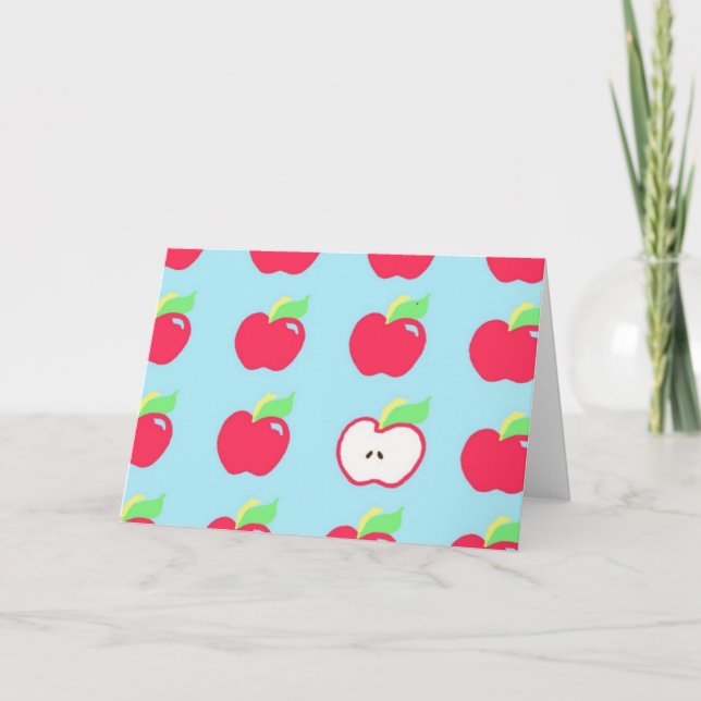 Apple-hälsningskort Kort (Framsida)