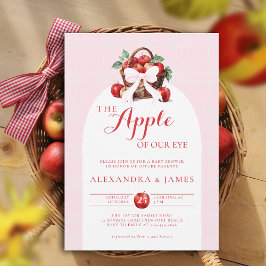 Apple Harvest Bow Boho Arch Coed Fall Girl Shower Inbjudningar