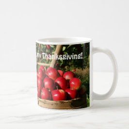 Apple Harvest Happy thanksgiving Kaffemugg