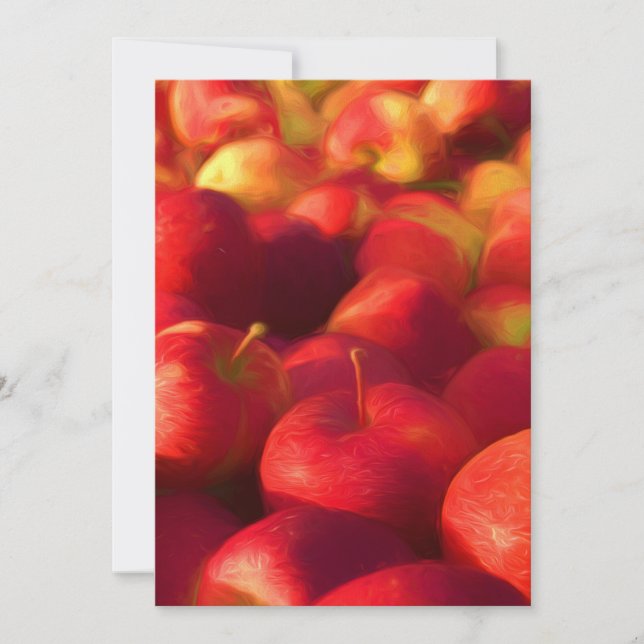 Apple Harvest Tack Kort (Framsida)