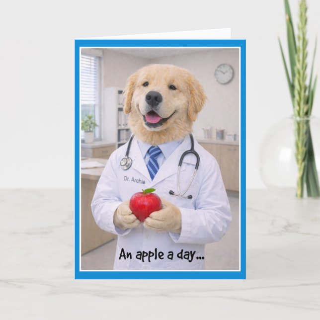 Apple Health  Get Well Card  AA-1 Kort (Framsida)