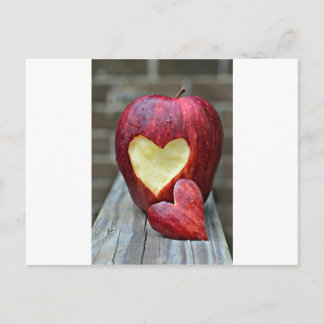 Apple Heart-vykort Vykort