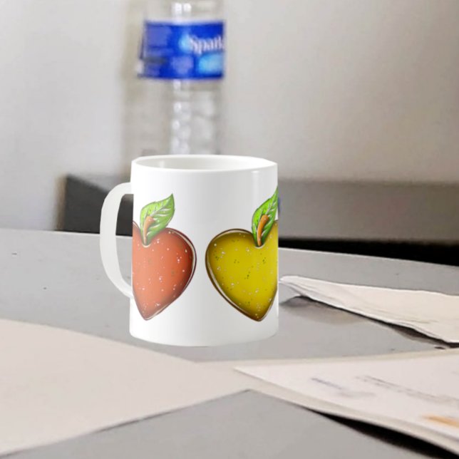 Apple Hearts Teacher's Gift Mugg (Skapare uppladdad)