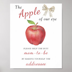 Apple - hjälp till Business Mamma-to-be-adressaten Poster
