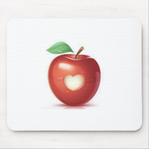 Apple hjärta musmatta