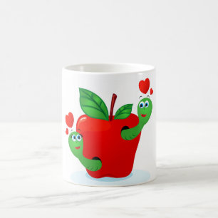 Äpple i Kärlek, vita mugg