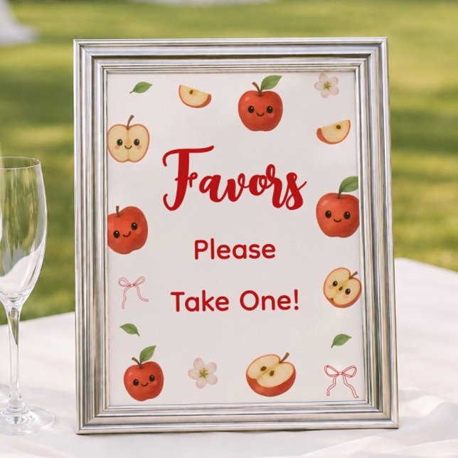 Äpple i mitt öga Baby Shower Förmån Poster (Skapare uppladdad)
