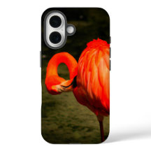 ÄPPLE i TELEFONFODRAL MED EN FLAMINGODESIGN