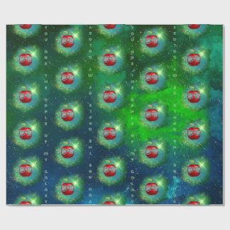 Äpple i Thankful Galaxy Wrapping Papper Presentpapper