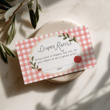 Äpple i vårt öga Baby Shower Blöja Lotteri