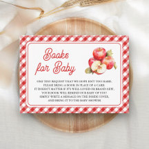 Äpple i vårt öga baby shower bok begäran