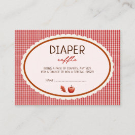 Äpple I Vårt Öga Höst Baby Shower BÖCKER FÖR BABY Tilläggskort