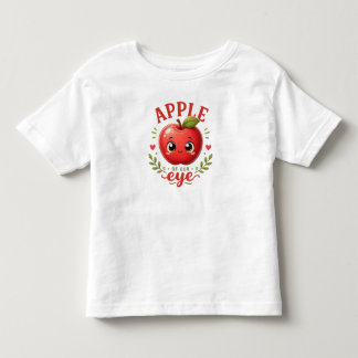 Äpple i Vårt Öga Söt Baby T-Shirt Bedårande Äpple
