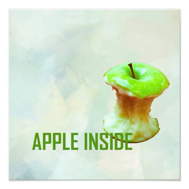 Äpple inuti fototryck (Framsidan)
