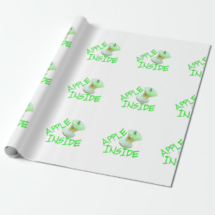 Äpple inuti presentpapper