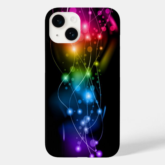 Apple iPhone 14 Fodral-färgad Abstrakt (Baksida)