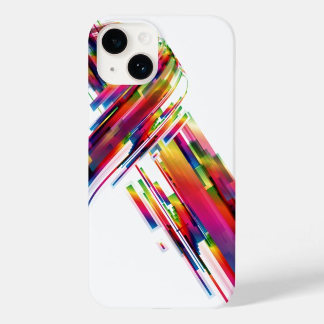 Apple iPhone 14 Fodral-färgad Abstrakt (Baksida)
