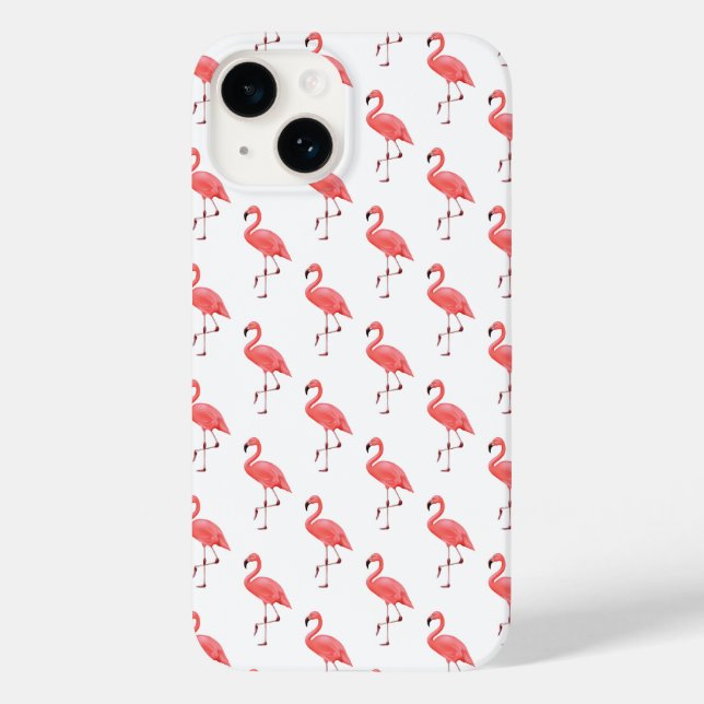 Apple iPhone 14 Fodral-Flamingo (Baksida)