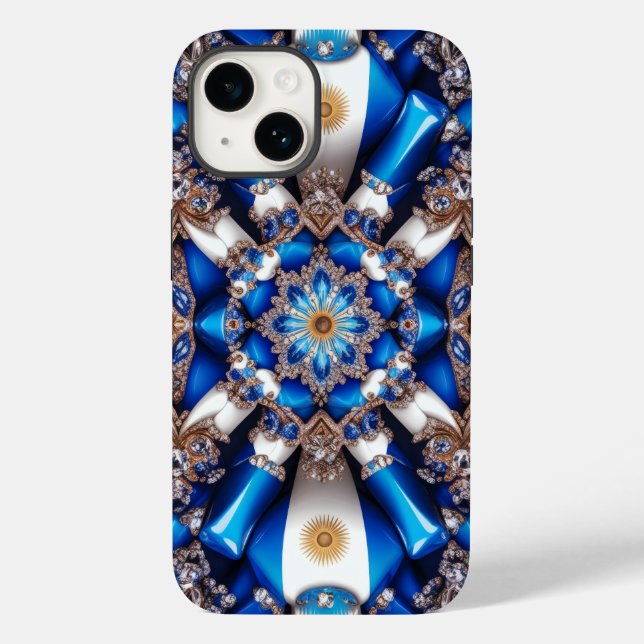 Apple iPhone 14 Fodral-Mate Argentinas Färg (Baksida)