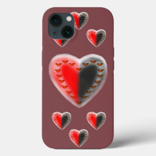 Apple iPhone X, Yin Yang butterfly-hjärtan