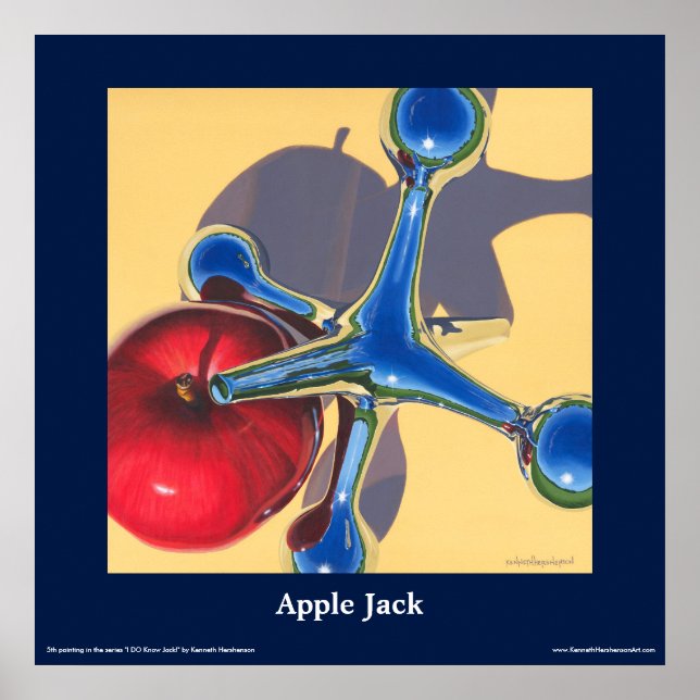 Apple Jack Fine Art Poster, 24 x 24 tum Poster (Framsidan)