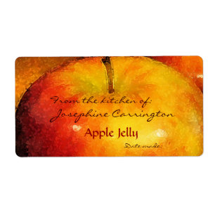 Apple Jelly Canning Labels Fraktsedel