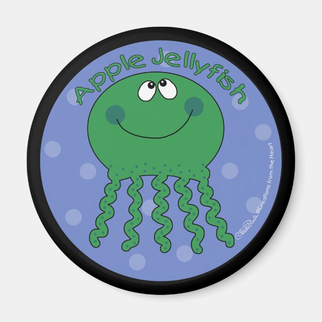 Apple Jellyfish Magnet (Framsidan)