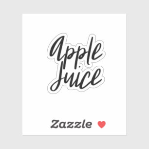 Apple Juice Storage-etikett Klistermärken