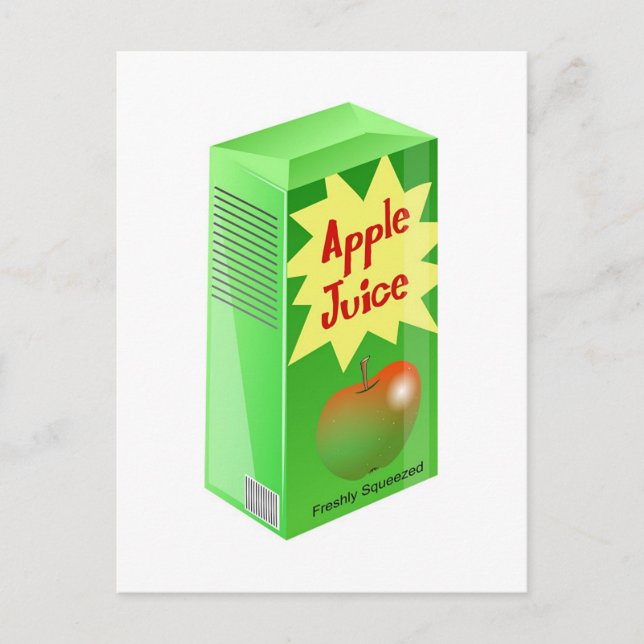 Apple Juice Vykort (Framsida)