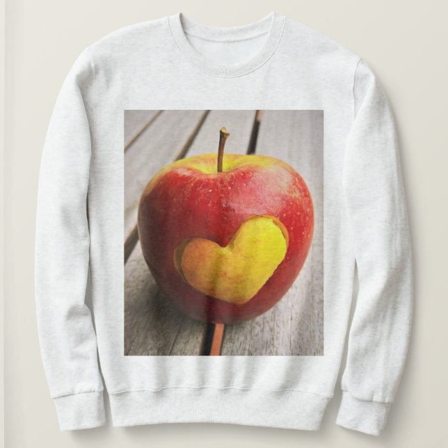 "Apple Kärlek", Cute Photo. Köp nu T Shirt (Design framsida)