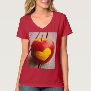 "Apple Kärlek", Cute Photo. Köp nu T Shirt