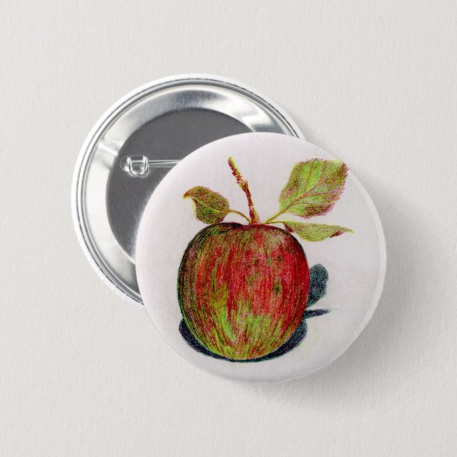 Äpple Knapp (Framsida & baksida)