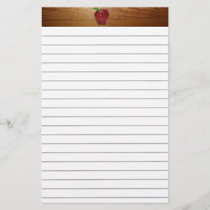 Apple-linjerat lager brevpapper