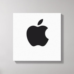 Apple-logotypens utformning canvastryck