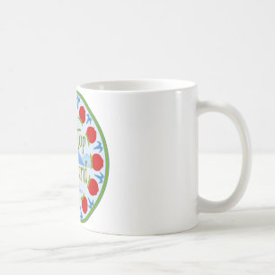 Apple Mandala - blått Kaffemugg