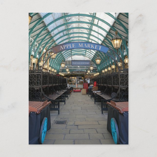 Apple Market, Covent Garden, London Postcard Vykort (Framsida)