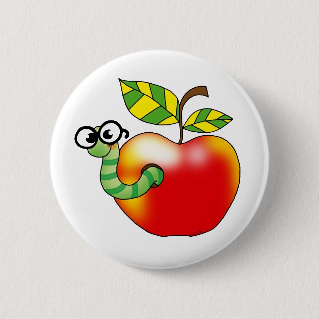 Apple & mask, back to school knapp (Framsida)