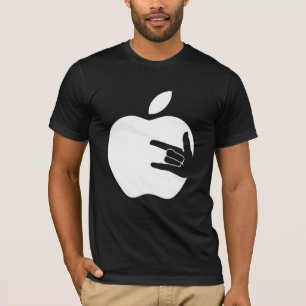 Apple metallskjorta t-shirt